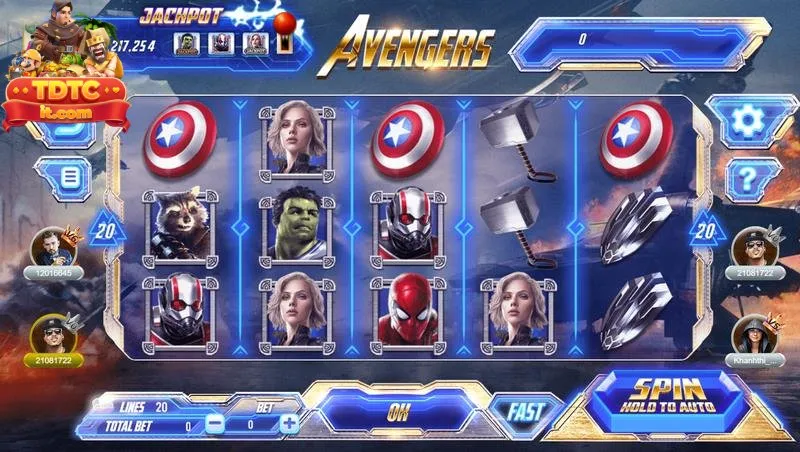 Game nổ hũ xanh chín Avenger