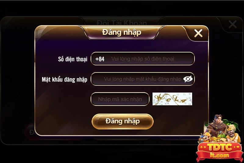 Đăng nhập tài khoản tdtc tham gia cá cược ngay game phỏm